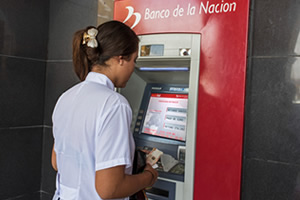 Uso de cajeros automáticos