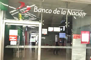 El Banco de la Nacion informa cierre temporal de su oficina especial Canto Grande