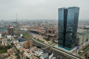 Imagen Edificcio del Banco de la Nacin en la noche